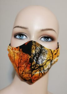 3 layers 100% cotton mask